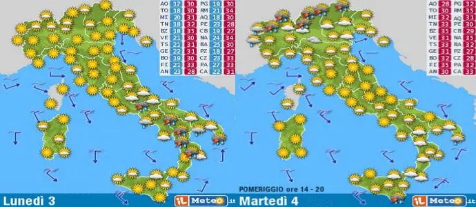 Meteo - Agosto Record: Acheronte si presenta, sono infuocato