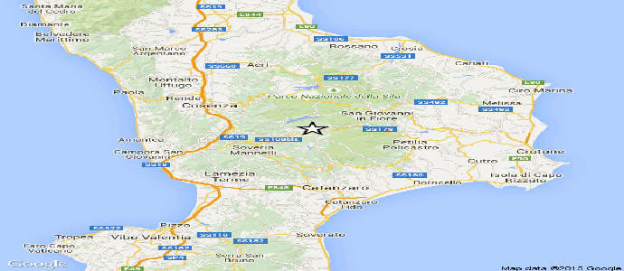 Terremoto in Calabria di magnitudo 4.1 avvertito anche a Catanzaro