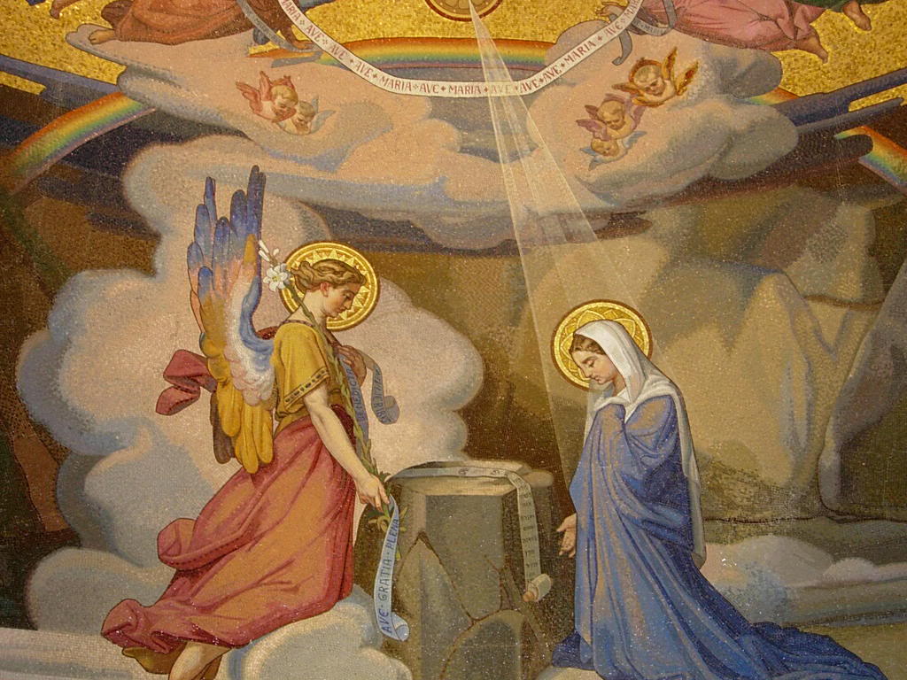 Un pensiero a Maria. Il Signore è con te