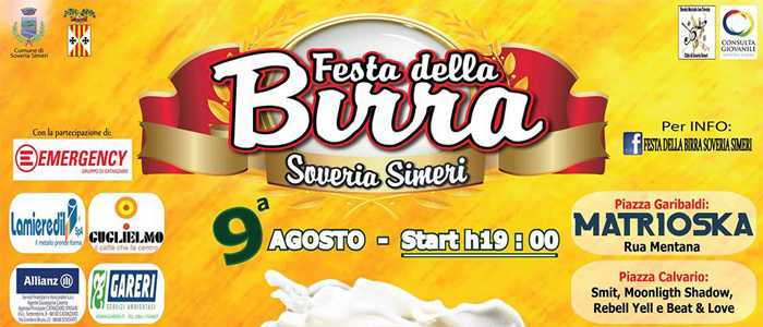 Ritorno della Festa della Birra a Soveria Simeri giunta alla IX edizione