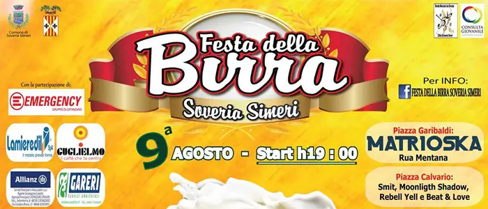 Ritorno della Festa della Birra a Soveria Simeri giunta alla IX edizione