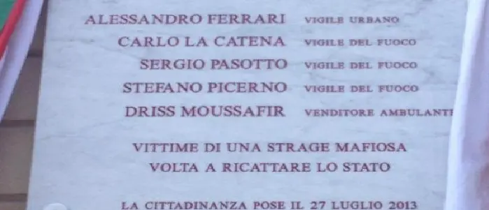 Milano ricorda le vittime della strage mafiosa di via Palestro