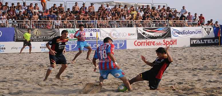 Beach Soccer, Serie A Beretta: Catania e Catanzaro alle finali
