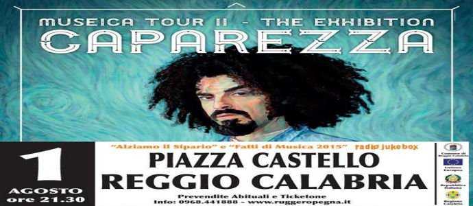 Musica: Caparezza in concerto a Reggio Calabria il primo agosto