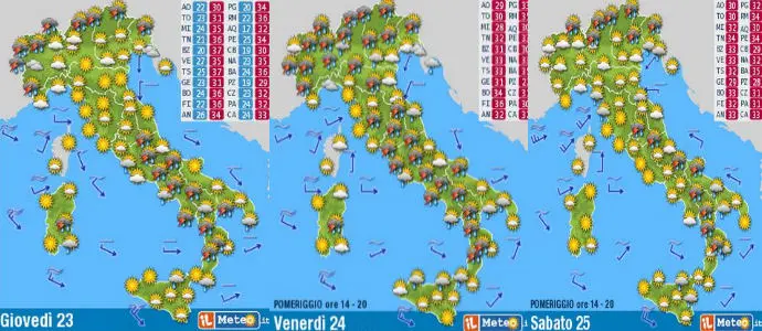 Allarme Meteo: Weekend arriva "CIRCE", l'Estate scompare, giù 10°C