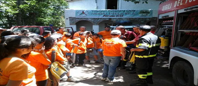 Protezione civile campo scuola sinergia tra i gruppi