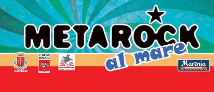 Ecco il cartellone di METAROCK AL MARE a Marina di Pisa con Rondelli, Gazzè e Consoli