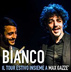 Bianco: il tour estivo insieme a Max Gazzè
