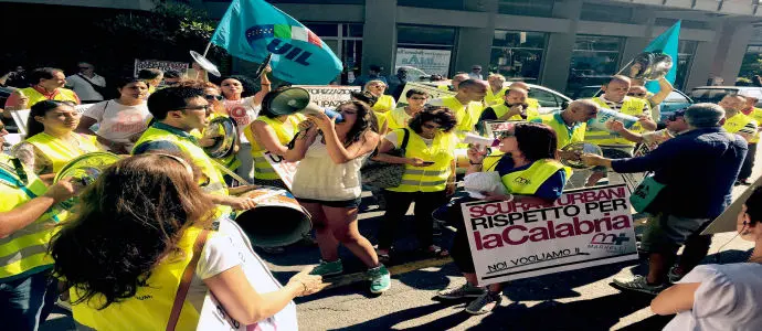 Manifestazione pro Marrelli Hospital a Catanzaro