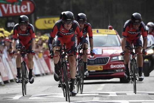 Tour de France, alla Bmc la cronosquadre