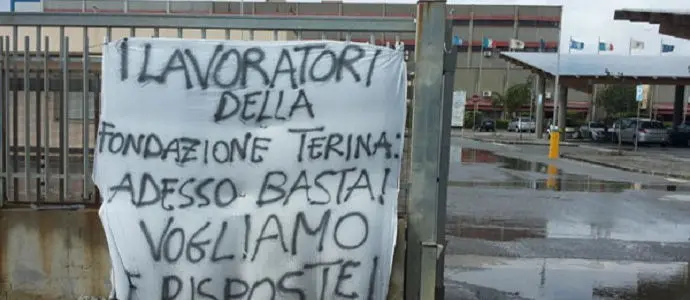 Fondazione Terina: lavoratori, pronti a nuova agitazione