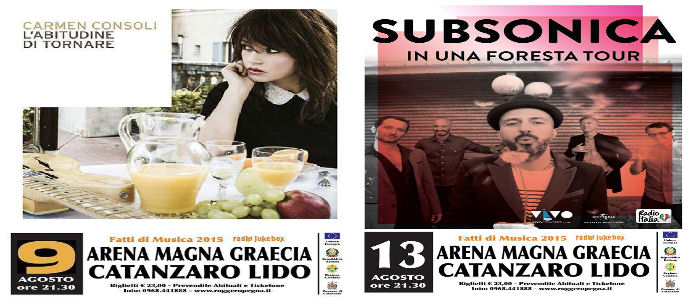 Al via i lavori di preparazione per i concerti di Carmen Consoli e Subsonica all'area Magna Graecia