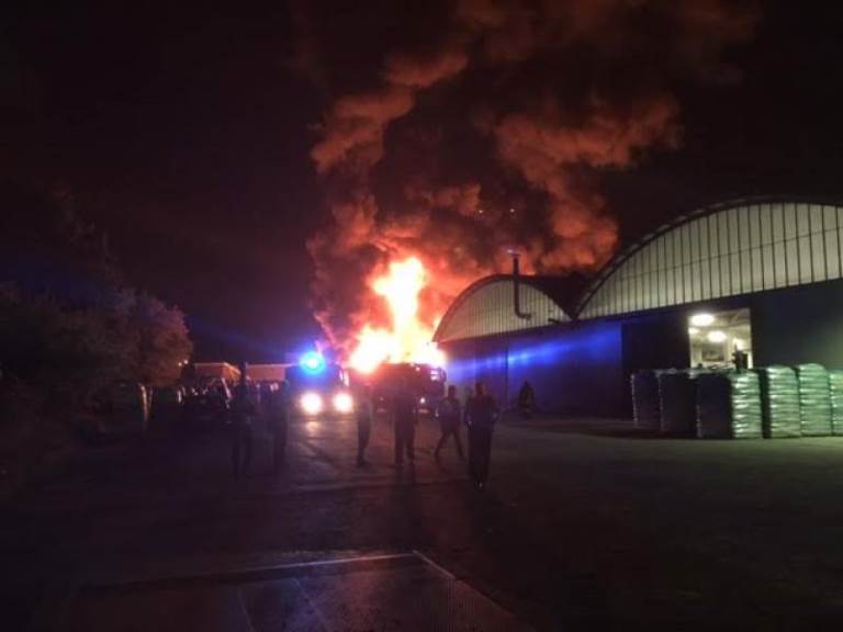 Vascigliano, incendio domato alla Cores