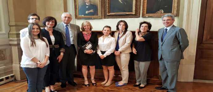 Il Ministro Giannini incontra gli studenti del convitto nazionale "Paolo Diacono" [Foto]