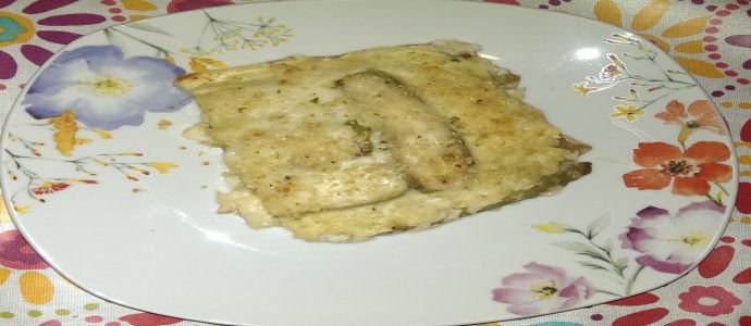 Parmigiana di zucchine bianca