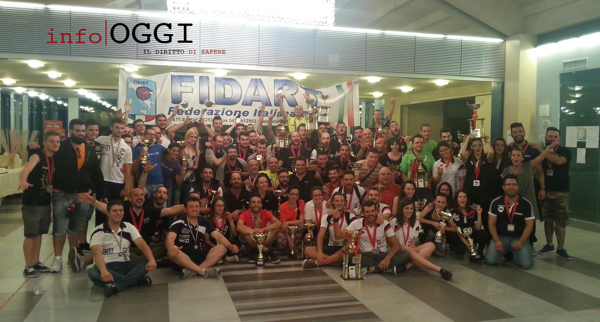 Chieti, finali provinciali di Soft Dart: i risultati dei singoli e delle squadre