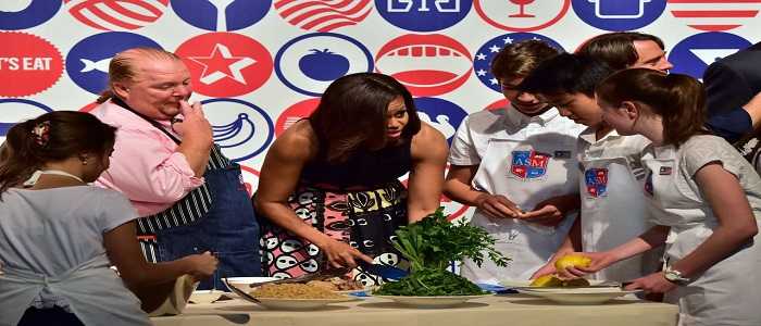 Michelle Obama in visita all'Expo di Milano