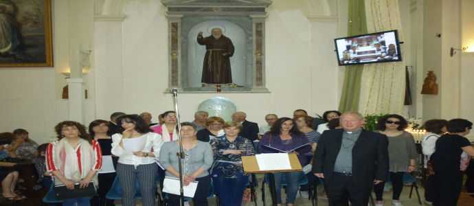 Omaggio dei cori polifonici a Sant'Antonio di Padova  durante la sua festa