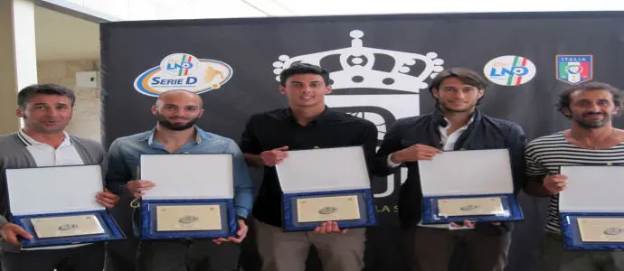 Calcio - D club: premiati i migliori della serie D