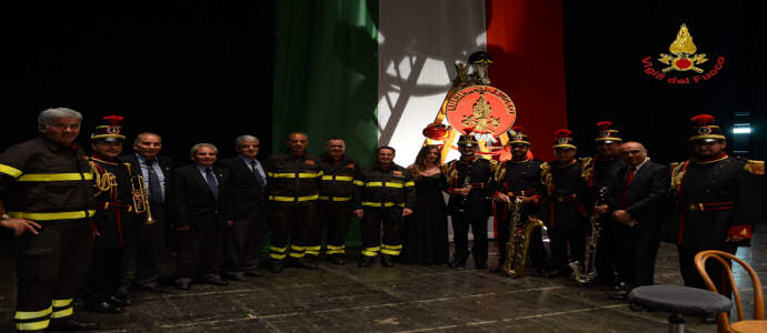 Vigili del Fuoco  Catanzaro:  Concerto della Banda Musicale del CNVVF [Foto]