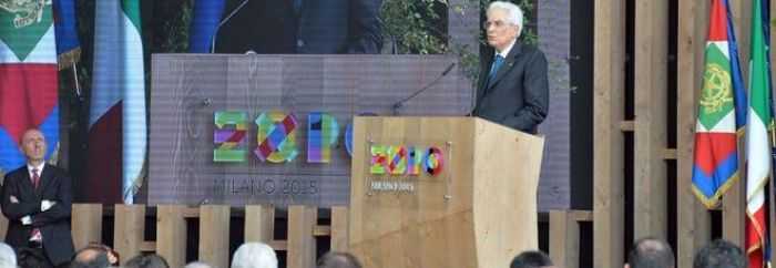 Mattarella in visita all'Expo: "Bisogna ridurre gli sprechi"