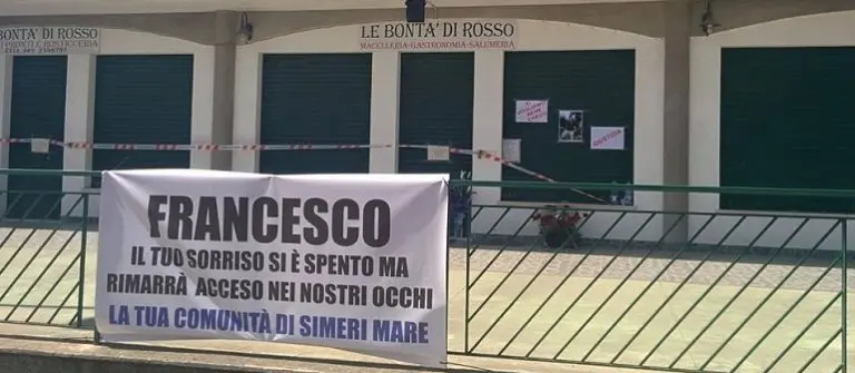 Soveria Simeri (CZ), è il compleanno di Francesco Rosso: fiaccolata in sua memoria