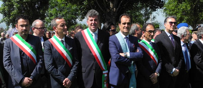 Enzo Bruno al 69° anniversario della fondazione della repubblica al parco della biodiversità