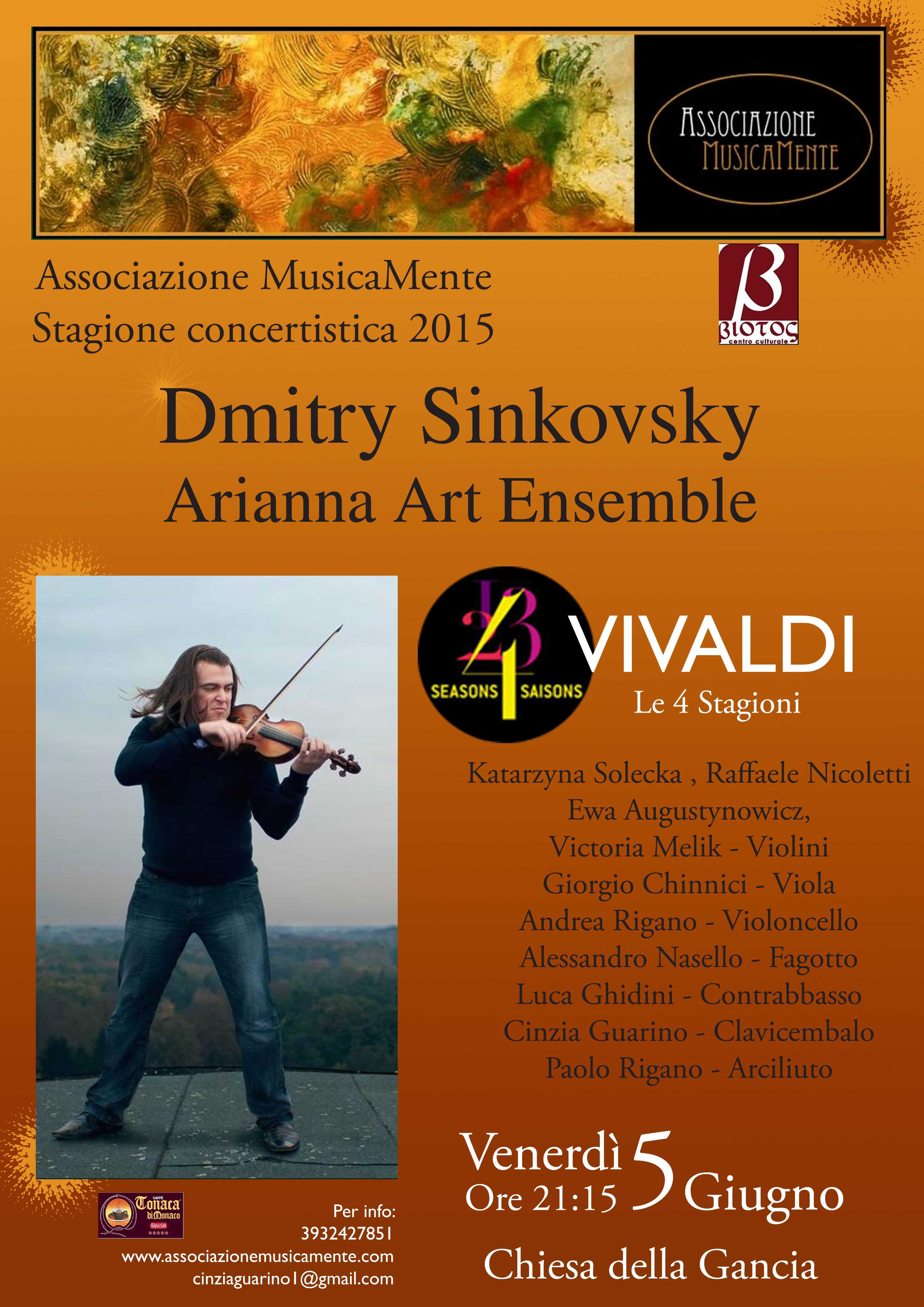 Dmitry Dinkovsky e Arianna Art Ensemble