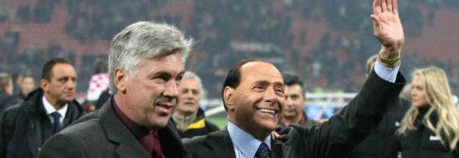 Milan, Berlusconi: «Se libero Ancelotti torna». Il tecnico: «Se lascio Madrid fermo un anno»