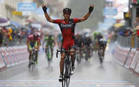 Philippe Gilbert conquista la 12° tappa del Giro d'Italia. Contador resta leader della generale