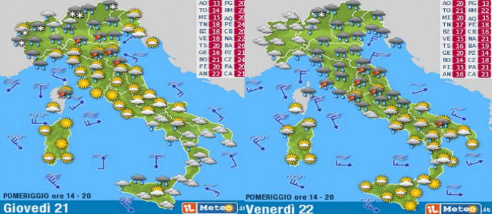 Meteo: Cercasi Primavera: ecco il ciclone VENERE