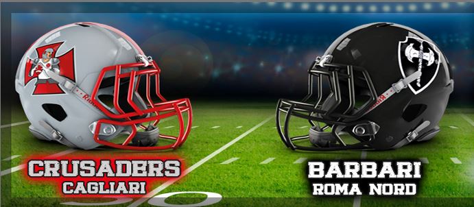 Football americano, i Crusaders sconfitti dai Barbari Roma