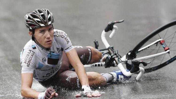 Giro d'Italia: Pozzovivo conclude anticipatamente la gara a causa di una caduta