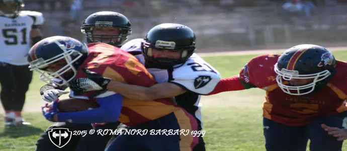 Football Americano: Derby ai Barbari, 36-0 alla Legio XIII