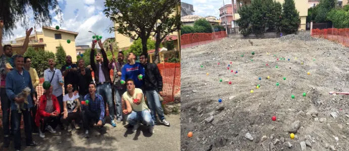 #abbiamoportatoilpallone: salvare il Campetto sportivo