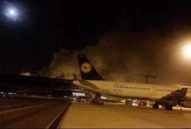 Incendio all'aeroporto di Fiumicino: riprese le partenze