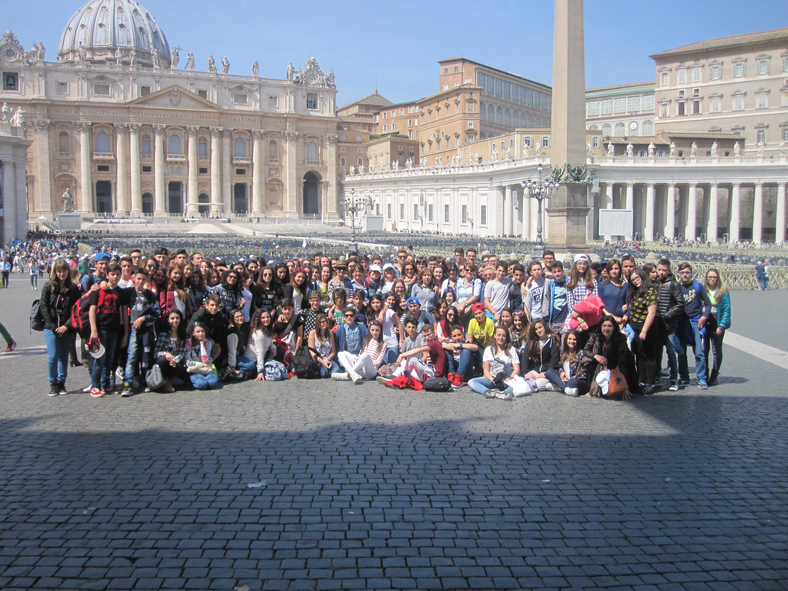 Scuola Media Pascoli di Catanzaro: Viaggio e visita a Papa Francesco