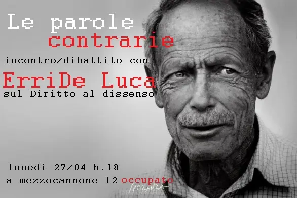 Erri De Luca incontra Napoli: "La parola contraria è dire anche le cose come stanno"