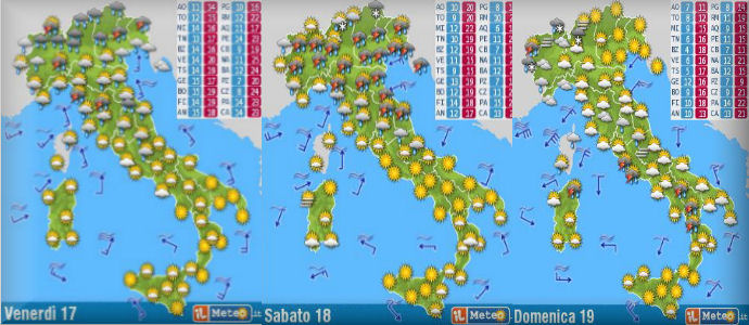 Meteo: Attacco temporalesco al Centro Nord poi Toscana, Umbria, Marche