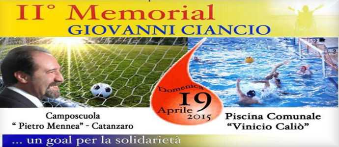 Catanzaro: Presentata II Edizione Memorial Giovanni Ciancio