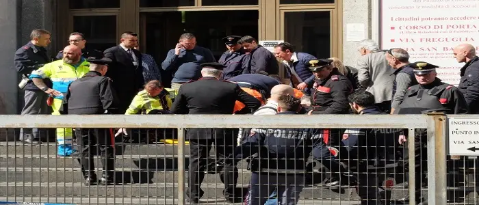 Spari al tribunale di Milano: quattro morti. Arrestato l'omicida