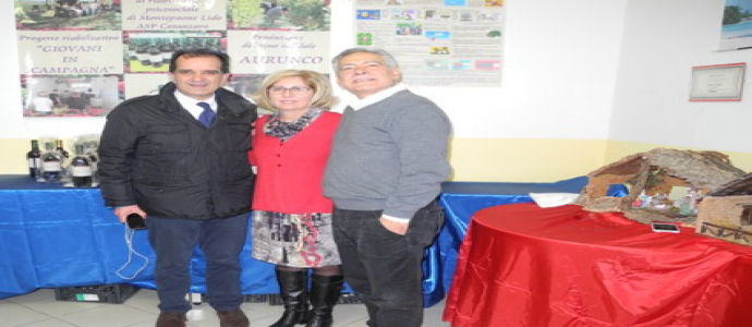 Il presidente della provincia di Catanzaro, Enzo Bruno, al centro diurno di Montepaone Lido