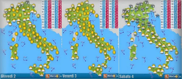 Meteo: Weekend di Pasqua con pioggia, Pasquetta al fresco