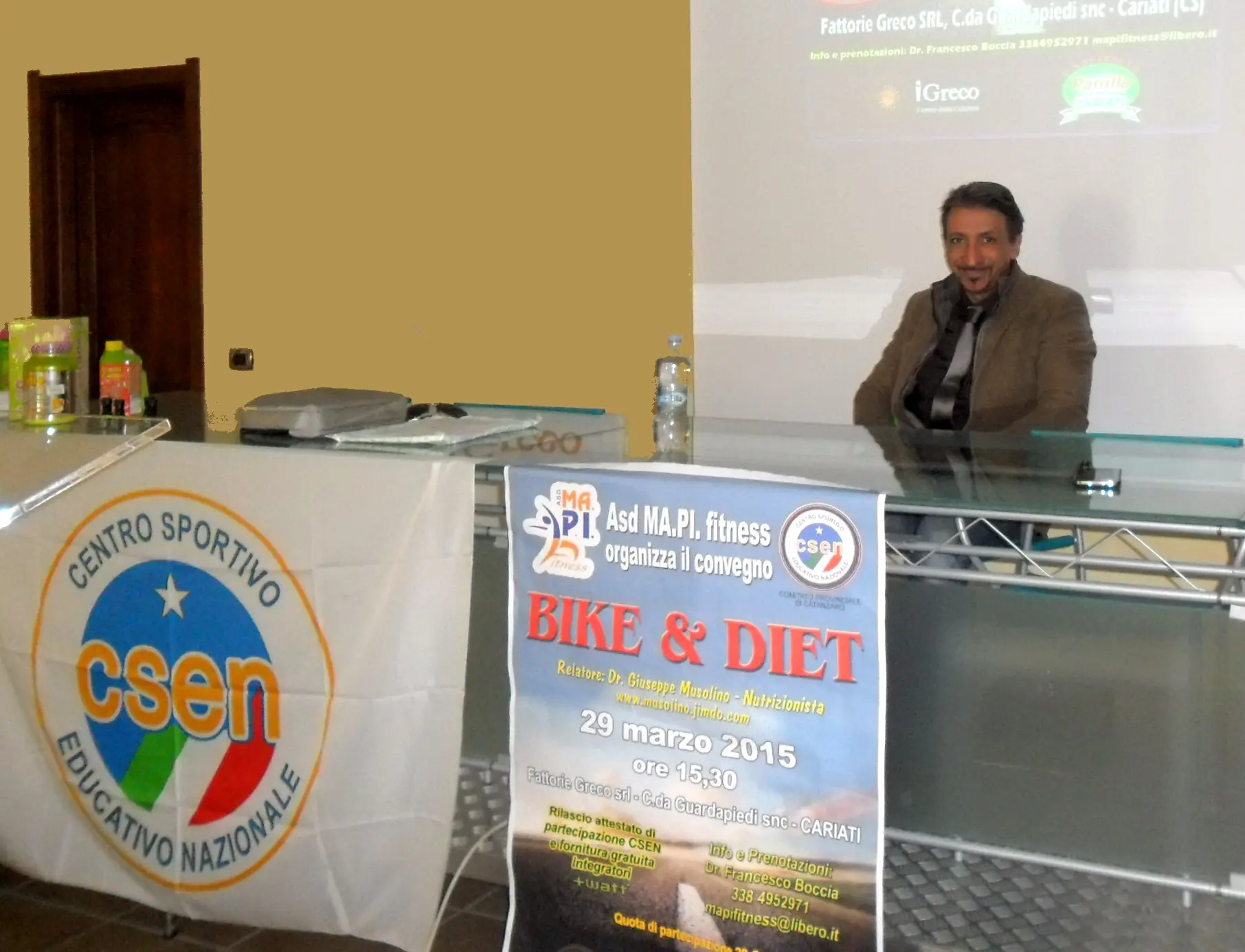 Convegno CSEN sull'alimentazione nel ciclismo