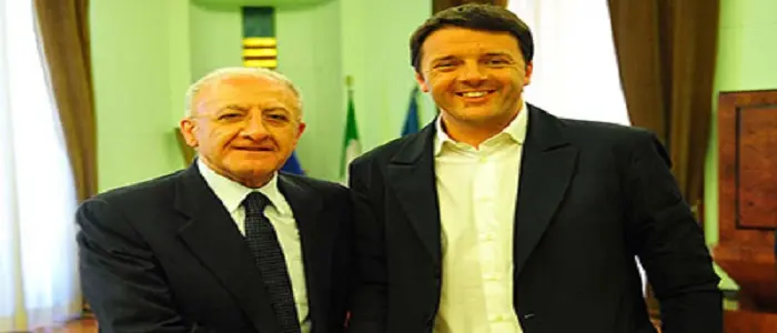 Renzi su De Luca: "Si sente forte della vittoria alle primarie"