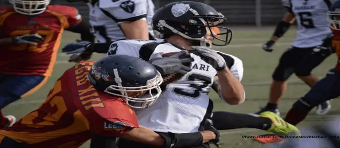 Fidaf, II Divisione: ai Barbari il derby di Roma. Titans, Blacks, Guelfi e Daemons col brivido