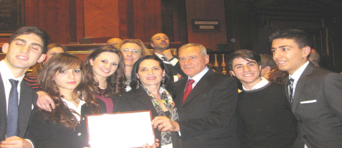 Primo premio nazionale  al Liceo Scientifico "Galilei" di Lamezia Terme