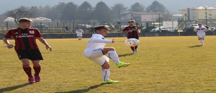 La rappresentativa Under 17 Lnd s'inchina davanti al Milan