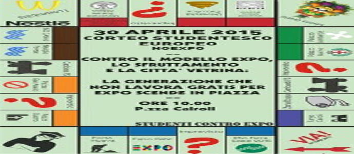 Corteo studentesco internazionale NoExpo