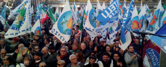 Fratelli d'Italia a Venezia, Meloni: «Qui per non morire renziani»